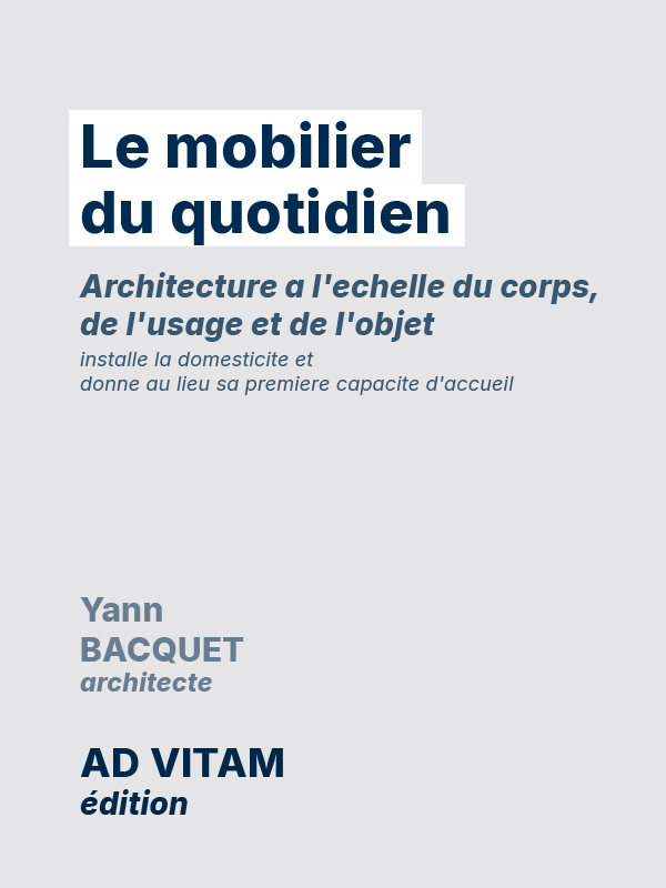 Couverture — Le mobilier (AD4-005)