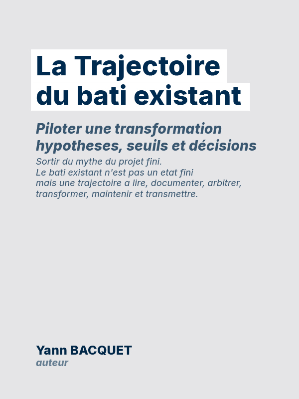 Couverture — La Trajectoire du bâti existant (AD4-020)