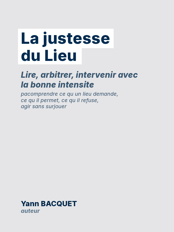 Couverture — La justesse du Lieu (AD4-022)