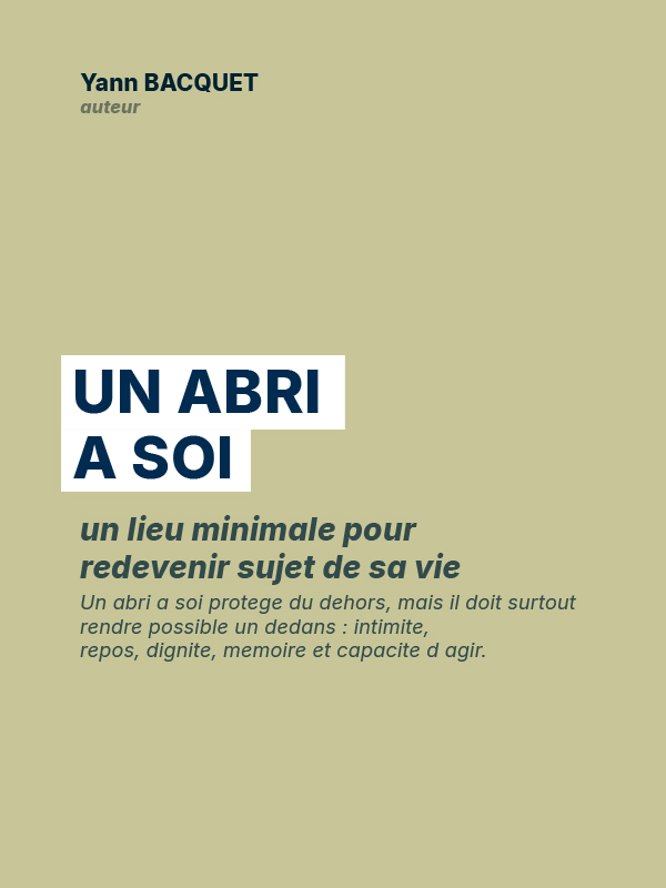 Couverture — Un abri à soi (ED-001)